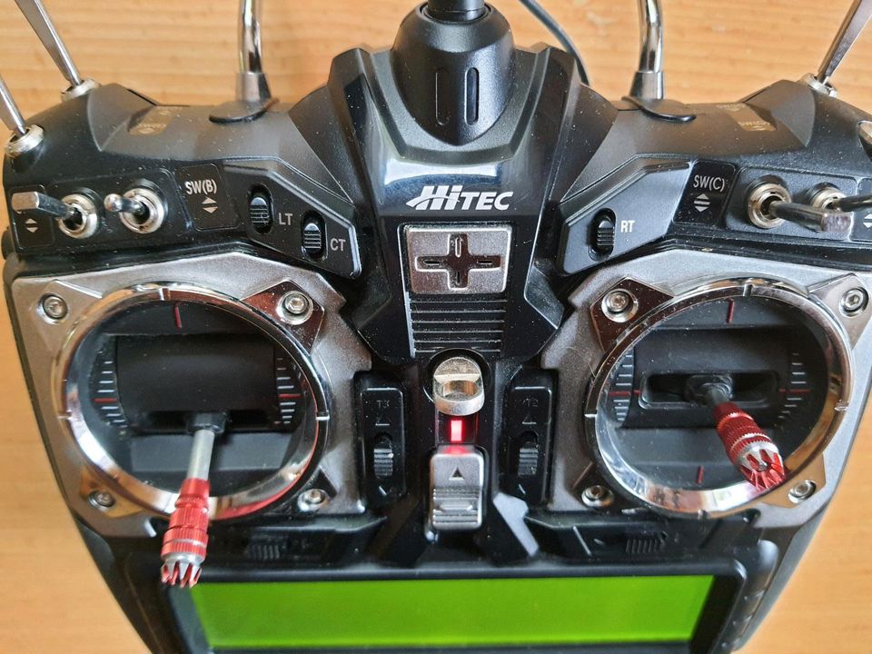 RC Sender 9-Kanal Hitec Aurora 9 2.4GHz Telemetrie AFGSS in Kirn