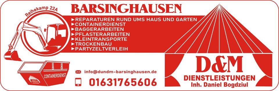 ⭐️ Transporte Schüttgut Abholung Lieferung Paletten D&M ⭐️ in Barsinghausen