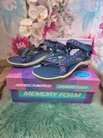 Skechers Damen Sandalen Blau Gr. 41  Reggae Cup My Bestie Neu Nordrhein-Westfalen - Dorsten Vorschau