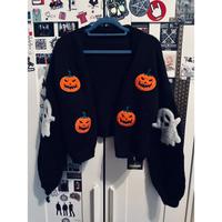 Halloween Kürbis Geister Cardigan Gr. XL Thüringen - Stadtilm Vorschau