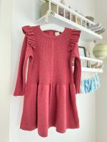 H&M Kleid Strickkleid Zopfmuster, Volant & Knöpfe Rot Gr 98 München - Laim Vorschau