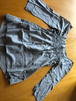 grau Bluse Carmen Gr. M Raffung Essen-West - Holsterhausen Vorschau