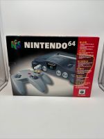 Nintendo 64 N64 Spielekonsole - Schwarz mit Expansion Pak OVP Bayern - Augsburg Vorschau