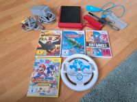 Nintendo Wii Mini Rot Mario Kart Bundle! + 4 Spiele! Lenkrad etc. Thüringen - Erfurt Vorschau