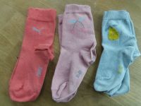 3 Paar Mädchen Puma dm Socken Gr. 31-34 rosa mint apricot Baden-Württemberg - Plankstadt Vorschau