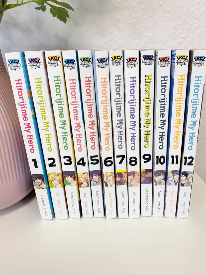 Hitorijime My Hero Vol. 1-12 (Englisch!) *Boys Love**TOP ZUSTAND* in Düsseldorf