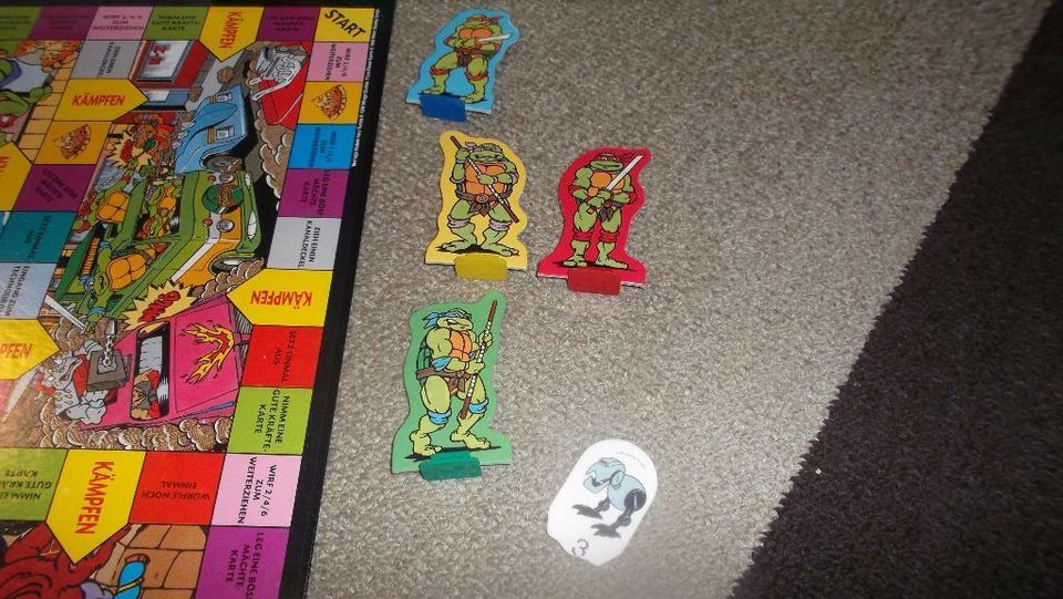 Teenage Mutant Hero Turtles-Wer stoppt Schredder? MB Spiele 1990 in Lüdersfeld