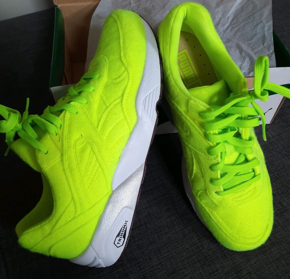 Puma Trinomic neon" Blaze " Schuhe gr. 44 retro fluro green in Berlin