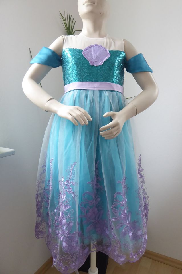Fasching Kostüm Arielle die Meerjungfrau Prinzessin ca. gr.116 in Dußlingen