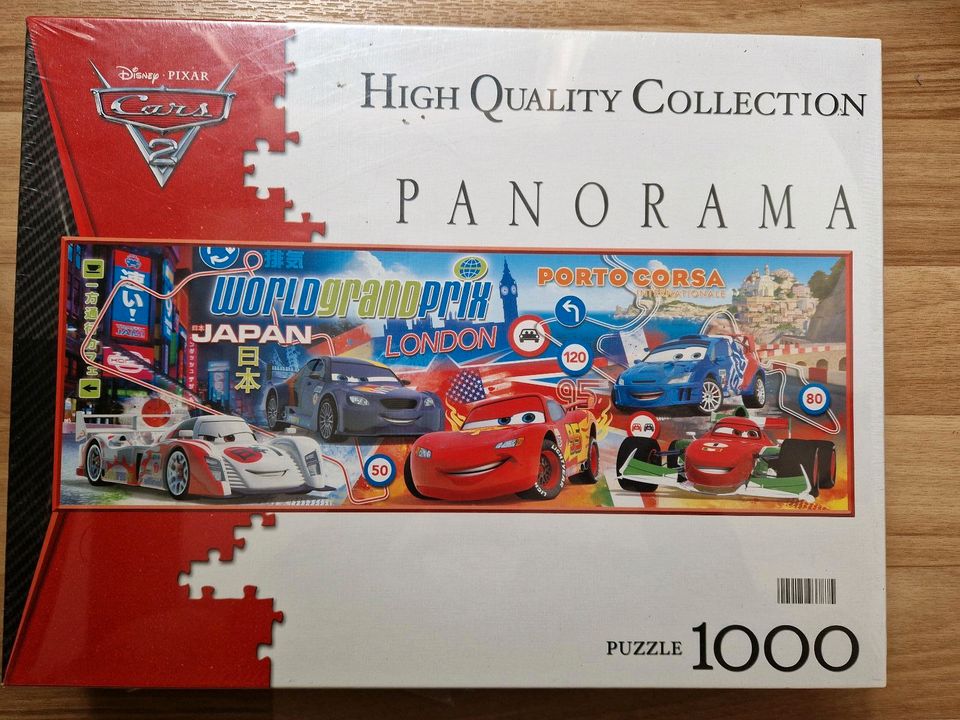 Disney Cars Pixar-Puzzle Panorama 1000 Teile NEU orig. verpackt. in Halle