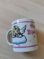 Happy Birthday Tasse : mit Motiv Engel auf Wolke - Höhe 6 cm Bayern - Sondheim v.d.Rhön Vorschau