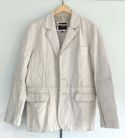 (Echt)Lederjacke Smog / Gr. L / beige, offwhite / Top Zustand Thüringen - Sondershausen Vorschau