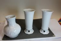 3x Vase  Blumenvase Porzellan Weissporzellan  Markung 933 /11 und Nordrhein-Westfalen - Eitorf Vorschau