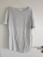Blusenshirt weiß mit schwarzem Muster Größe L H&M Mama Brandenburg - Kremmen Vorschau