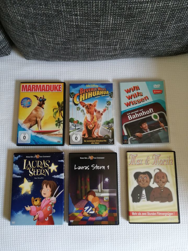DVDs Marmaduke, Chihuahua, Lauras Stern, Willi wills wissen, ua. in Essen