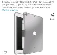 Apple Ipad 10,2 Zoll Otterbox NEU Tablet Schutzhülle für Tastatur Sachsen - Werdau Vorschau