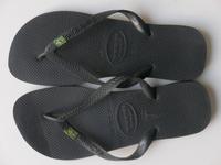 Original Havaianas Brasil Flipflops schwarz Gr. 43 / 44, TOP Frankfurt am Main - Seckbach Vorschau