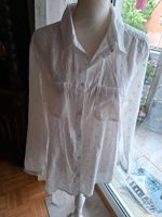 Bluse mit Punkten Gina Gr. 44/46 weiss Bayern - Großwallstadt Vorschau