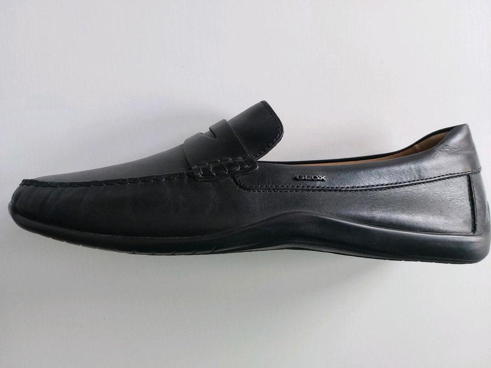 Geox Loafer Mokassins Herren Neu schwarz in Baunatal