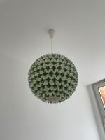 Lampion Lampe mit grüngemusterten Zacken 40cm Durchmesser Hessen - Eltville Vorschau