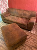 Couch, 3-teilig, 2x 2-Sitzer + Hocker Sachsen - Dommitzsch Vorschau