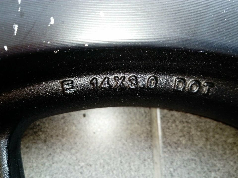 Kymco Felge Super 8 50/125 4T Big Tire  NEU schwarz in Münnerstadt