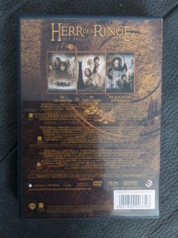 DER HERR DER RINGE - Die Spielfilm Trilogie auf 3 Disc's in Dortmund