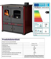 Küchenofen Holzherd Perfect ECO LUX bordeaux  7,38kW Sachsen - Bernsdorf Vorschau