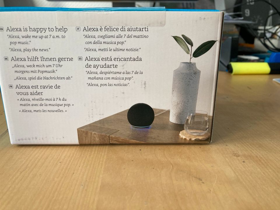 Alexa echo dot 5 Generation anthrazit Neu originalverschweißt in Neunkirchen