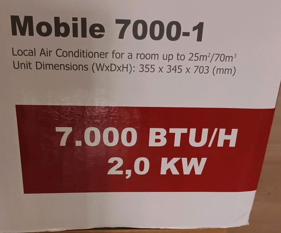 Comfee mobile 7000-1 mobile Klimaanlage in Uslar