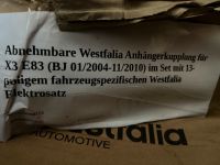 Westfalia abnehmbare Anhängerkupplung für X3 E83 Niedersachsen - Hemslingen Vorschau