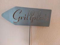 Schild Stecker "Grillplatz" aus Metall Niedersachsen - Calberlah Vorschau