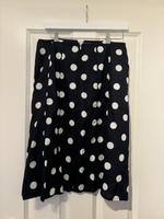 Gerry Weber Polka Dot Rock Knielang Blau mit weißen Punkten Gr.40 Nordrhein-Westfalen - Meerbusch Vorschau
