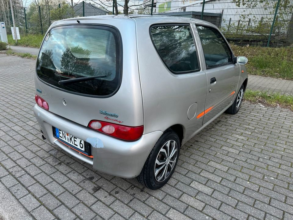 Fiat seicento Servo Klima Bluetooth Elektrische Fenster Tüv 09/25 in Witten