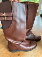 Zara Stiefel Leder braun Bayern - Neustadt Vorschau