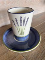 Zeller Keramik Fleur de Provence Becher cup mit Untertasse Teller Baden-Württemberg - Kressbronn am Bodensee Vorschau