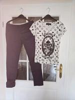 Hose mexx Baumwolle 38 blau tshirt M Glitzern Leipzig - Lindenthal Vorschau