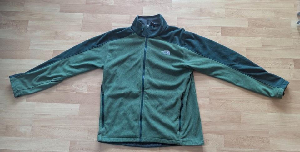 The North Face Fleece Herren XL grün mit durchgehendem RV in Bensheim