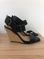 Zara Sandale Keilabsatz Bast Raffia Schuh Sommer Hamburg-Nord - Hamburg Barmbek Vorschau