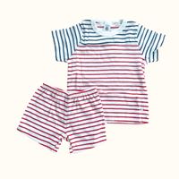 Jungs Pyjama kurz | Streifen | 92/86cm-98/95cm | ♡ Petit Bateau ♡ Bayern - Saldenburg Vorschau