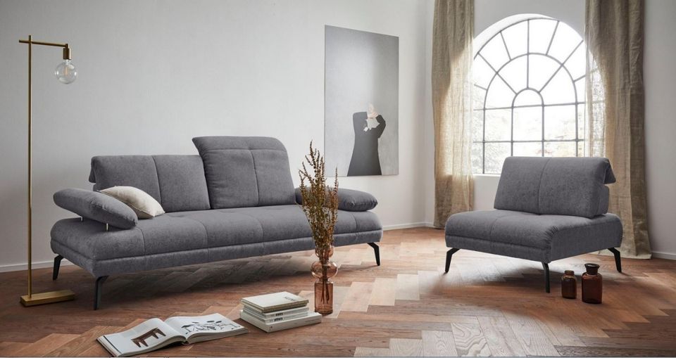 Designer Garnitur 2 + 3-Sitzer Sofa Grau Couch Stenlille andas in Köln