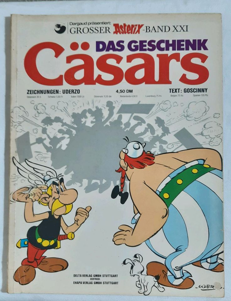 Comic Asterix, Das Geschenk Cäsars, Großer Asterix Band XXI in Bonn