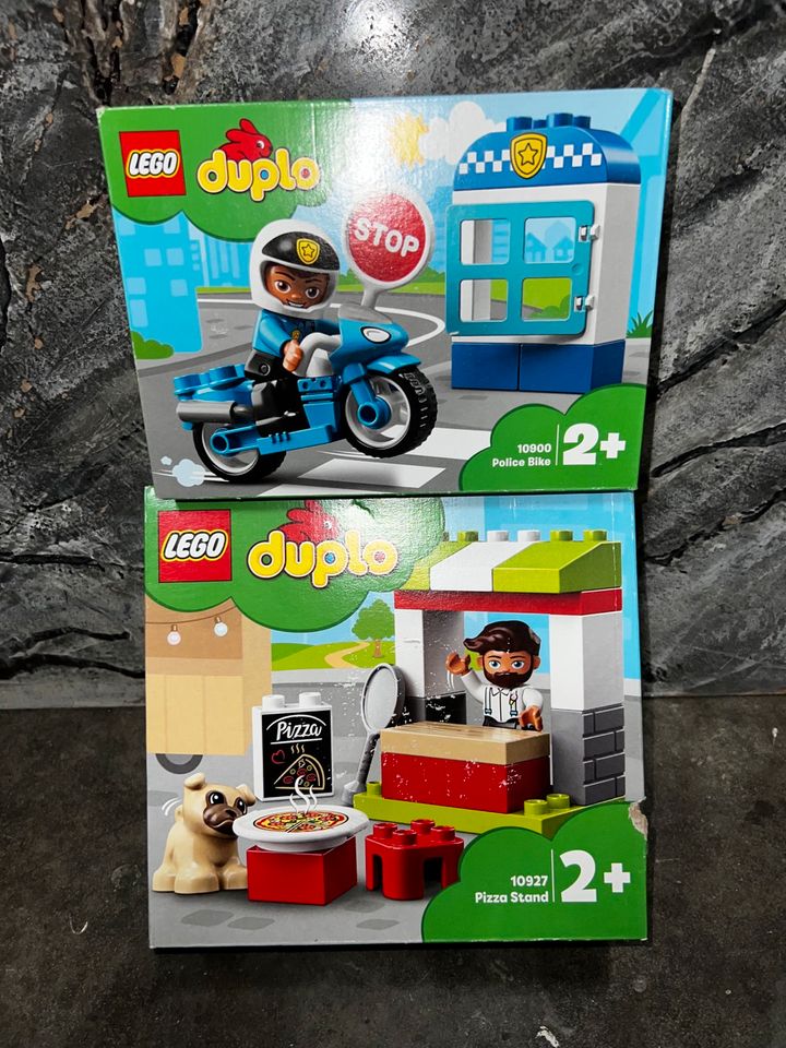 Lego Duplo Pizzeria und Polizei Motorrad 2 Set NEU in Kaiserslautern