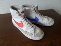 NIKE Damen Hohe Sport Sneaker Leder weiß 37,5 Nordrhein-Westfalen - Herten Vorschau