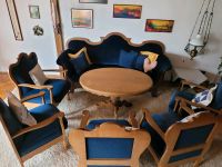 Sofa, 5 Sessel und Tisch, Antik, Eiche, Biedermeier-Art Niedersachsen - Lengerich Vorschau