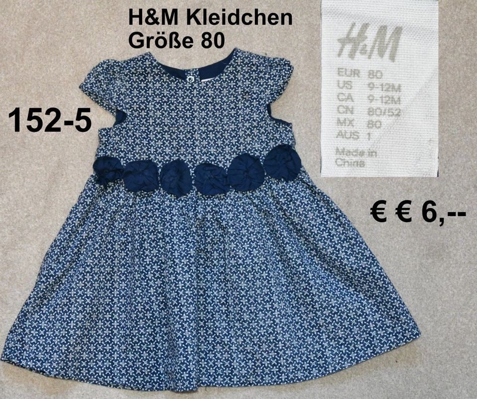 Mädchen Kleidung Gr. 80, Jacken Kleidchen etc (152 in Westoverledingen