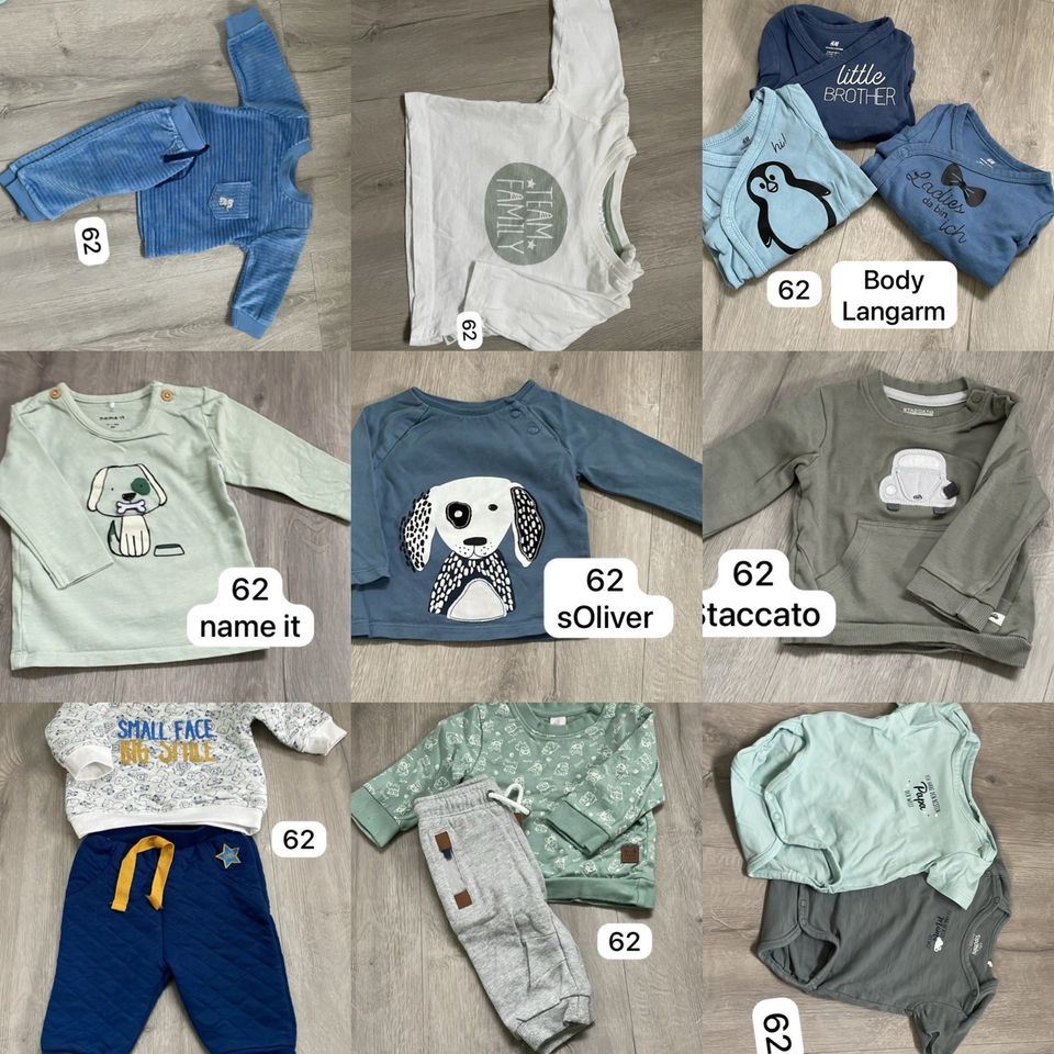 Baby Kleidung 62  H&M sOliver staccato in Holtgast