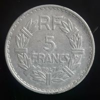 5 FRANCS Münze 1947 Nordrhein-Westfalen - Wesel Vorschau