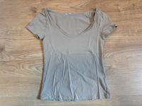 Beiges T-Shirt mit breitem Ausschnitt Damen Mädchen Thüringen - Eisfeld Vorschau