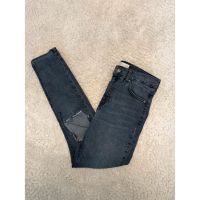 TopShop Jamie Jeans High Waist mit Löcher W28 L30 dunkelblau Nordrhein-Westfalen - Haan Vorschau